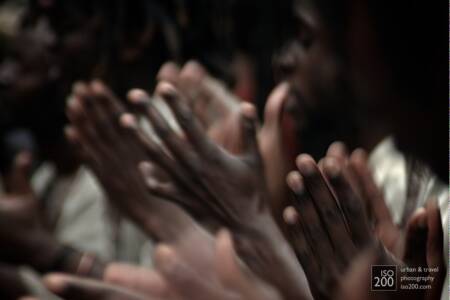 Many hands dancing