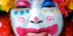 Clown face - Edinburgh Fringe Festival