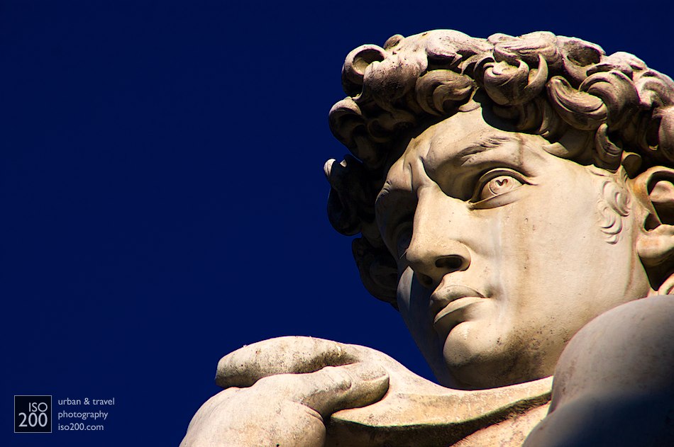 Statue of David by Michelangelo, Piazza della Signoria, Florence