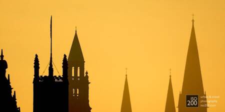 The Monochrome City - Edinburgh skyline, Scotland