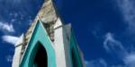 Sea green church spire, Pembroke, Bermuda