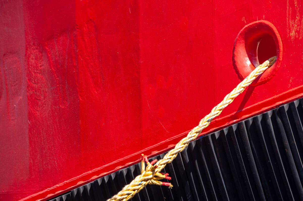 Mooring line for the tugboat 'Buddy'
