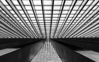 Photo blog photo: 'Glass and girder station roof'