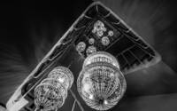 Photo blog photo: 'Staircase, chandeliers'